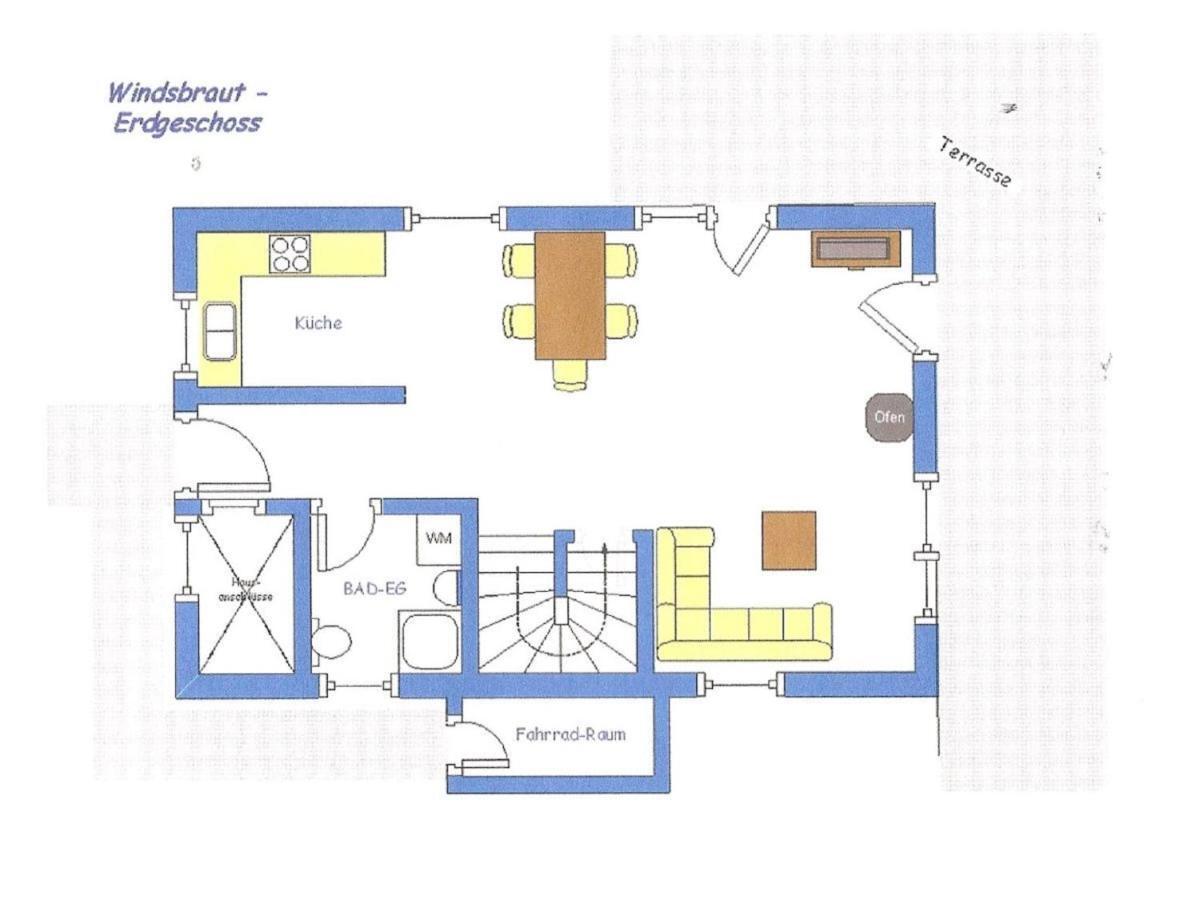 Reetdachhaus Windsbraut Villa Breege Eksteriør bilde